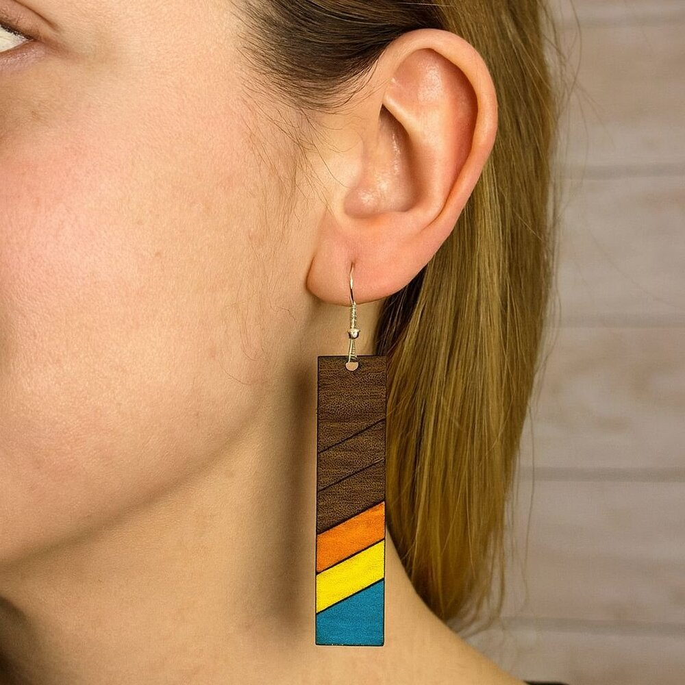 Okanagan Wood Earrings